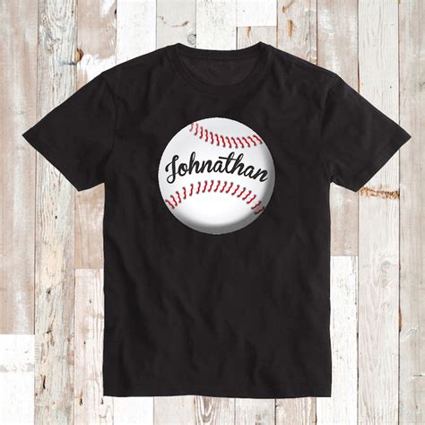 Baseball Custom Shirt Sports T Shirts Boy Baseball T Birthday