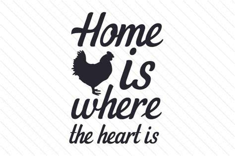 Home Is Where The Heart Is Svg Cut File By Creative Fabrica Crafts