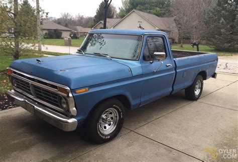 Choose bench seating, max recline seats, & an optional interior work surface. Classic 1977 Ford F-150 Styleside Long bed Single Cab for ...