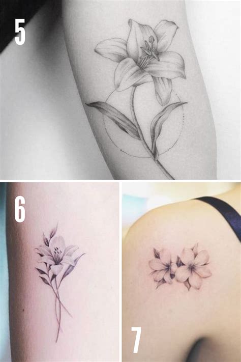 Peace Lily Flower Tattoo