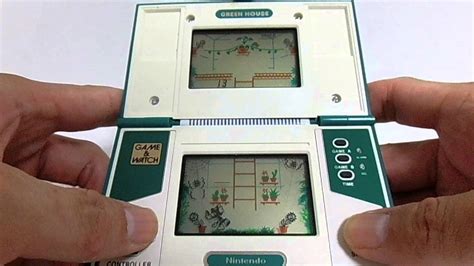 Es14385 Nintendo Game And Watch Multi Screen Green House Gh 54 1982 Youtube