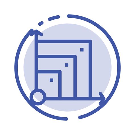 Scalable System Scalable System Science Blue Dotted Line Line Icon