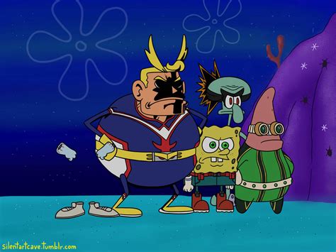 Well put them here for the world to see. MHA x Spongebob by TheArtofSilent on DeviantArt