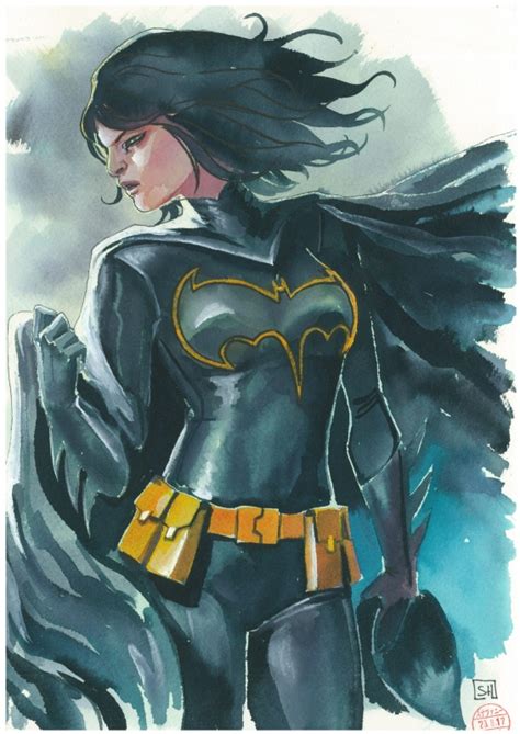 cassandra cain batgirl in aidil alimon s art collection comic art gallery room