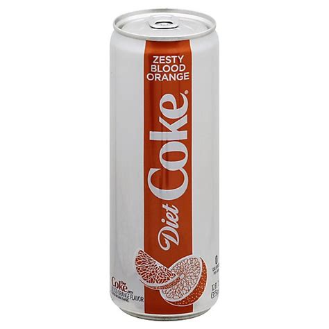 Diet Coke Zesty Blood Orange 12 Fl Oz Albertsons