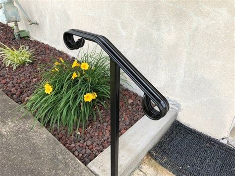They can be cut to shorter lengths. Single Post ornamental hand rail 1 or 2 step railing for ...