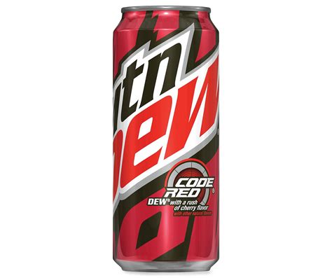 Mountain Dew Mtn Dew Code Red Soda Citrus With Cherry Fl Oz Can