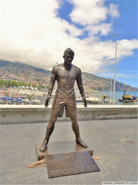 The native of funchal has won five champions league titles with three clubs and five fifa ballon d'or/ballon d'or trophies as. Statue of Cristiano Ronaldo in Funchal (Madeira, Portugal).