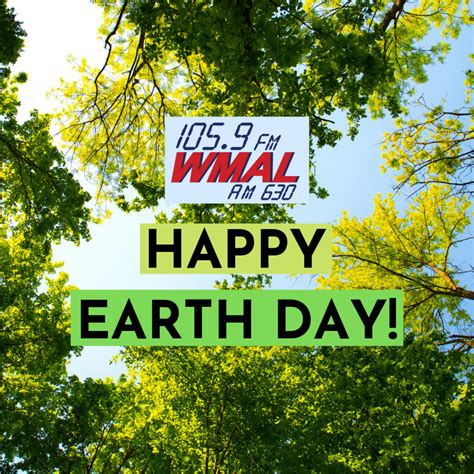 Earth Day Facts News Talk 1059 Wmal