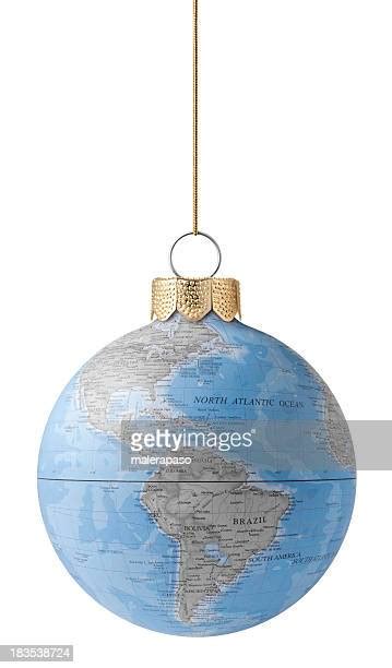 World Globe Christmas Ornaments Photos And Premium High Res Pictures