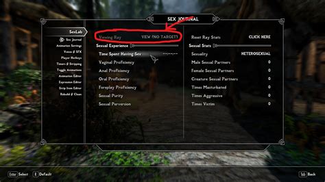 Sexlab No Target In Sex Journal Solved Technical Support Skyrim Special Edition Loverslab