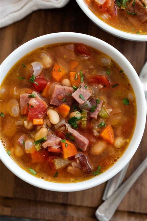 What Is Tomato Soup Easy White Bean Soup With Ham Gray Seentrusted