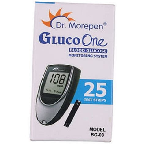 Dr Morepen Glucometer Strips At Rs 350 Box Dr Morepen Blood Glucose