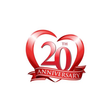 20th Anniversary Logo Stock Vectors Royalty Free 20th Anniversary Logo