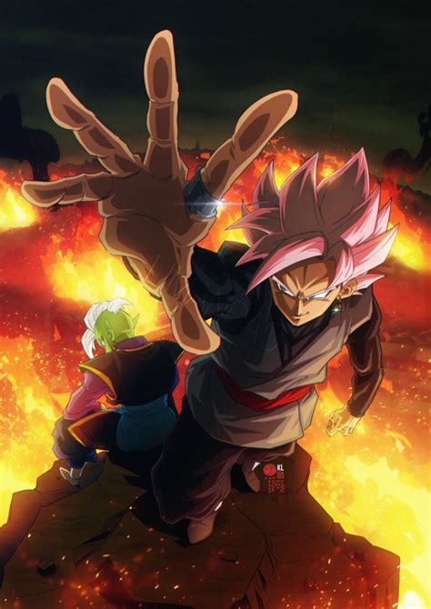 Goku Black And Zamasu By Limandao Goku Black And Zamasu Anime Dragon