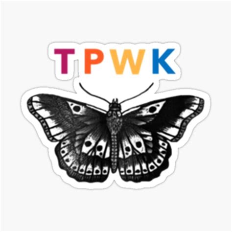 TPWK BUTTERFLY Sticker By AYLISCROCHET Redbubble