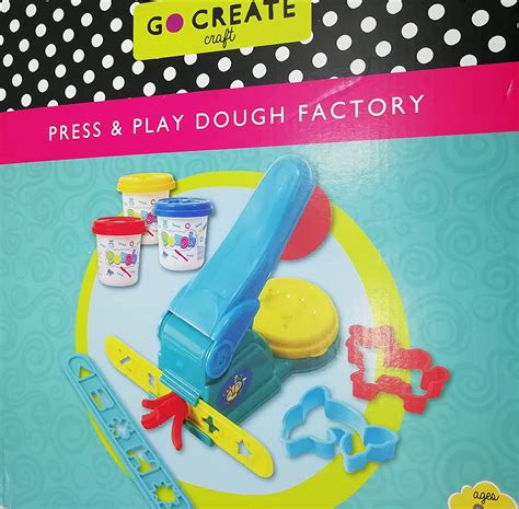 Go Create Craft Press And Play Dough Factory Dough And Accessories