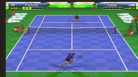 Sega Sports Tennis Pioline Vs Haas Youtube