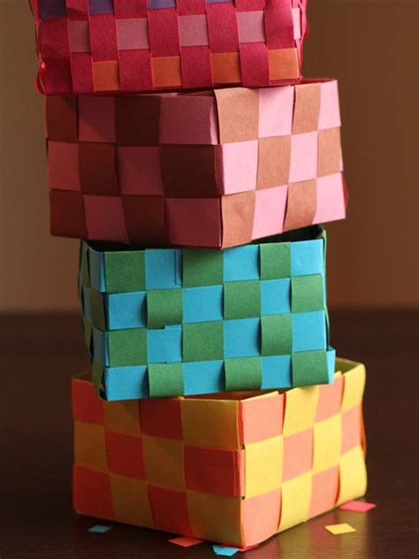 Purim Homemade Woven Basket Mishloach Manot 1 (With images