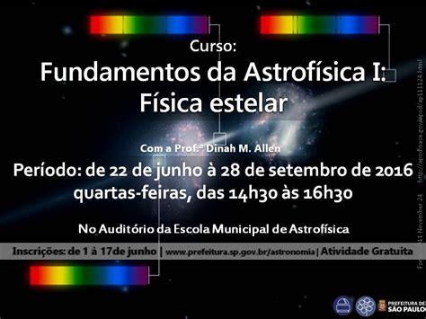 Gæa Astronomia Curso Fundamentos Da Astrofísica I Física Estelar