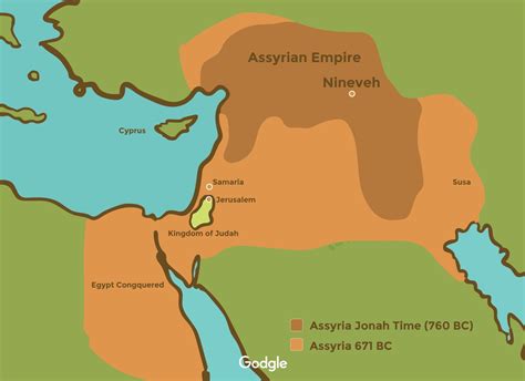 Map Of Assyrian Empire This And That Comic