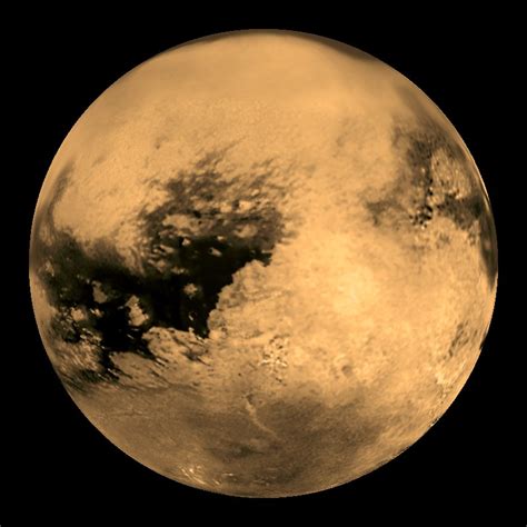 Titan Saturns Moon Colorized Dataset Science On A Sphere