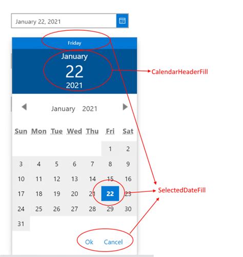 Power Apps Change Date Picker Calendar Colors Devscope Ninjas