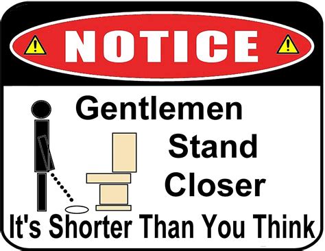 Pcscp Notice Gentlemen Stand Closer Its Shorter Than You