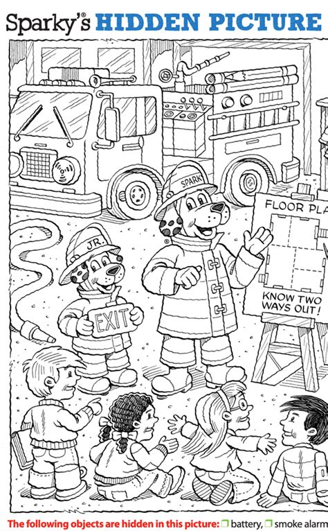 Personal Safety Coloring Pages