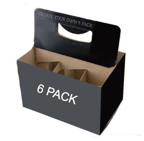 6 Pack Beer Carrier Paper Box T Box Cardboard Box Corrugated