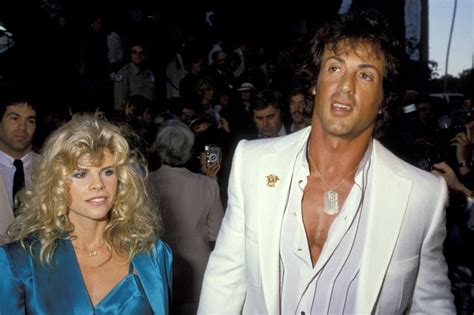 Sylvester Stallone And First Wife Sasha Czack Married 1974 1986