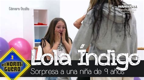 Lola Índigo sorprende a una niña de 8 años El Hormiguero YouTube