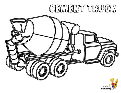 Top 25 truck coloring pages for your little ones. Big Man Construction Vehicle Coloring | Construction ...
