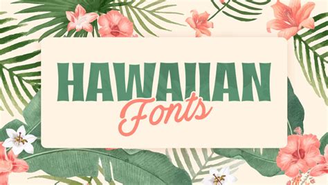 45 Best Hawaiian Fonts Free Premium 2024 Hyperpix
