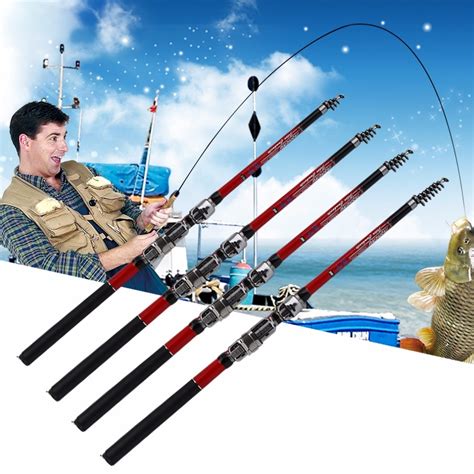 Newest Ultra Light Telescopic Fishing Rod Pole Portable Fishing Pole