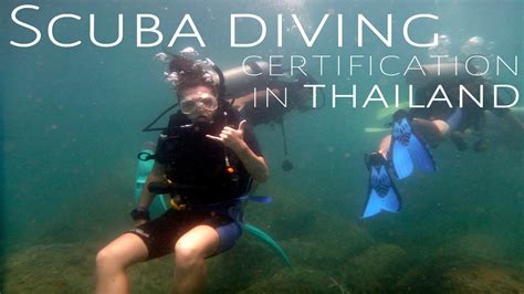 Scuba Diving Lessons In Thailand Travel Youtube