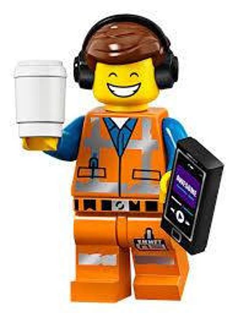 Lego 71023 Lego Movie Series 2 Emmett 1 Minifigure Cmf Construction Worker Everything Is Awesome