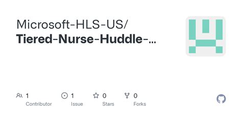 Github Microsoft Hls Us Tiered Nurse Huddle Board
