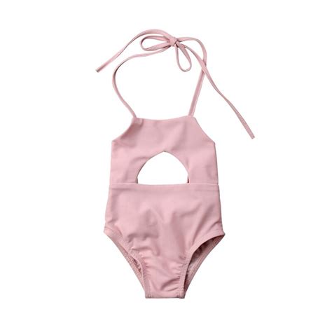 Infant Newborn Baby Girl Clothes Swimsuit Swimwear Beachwear One Piece