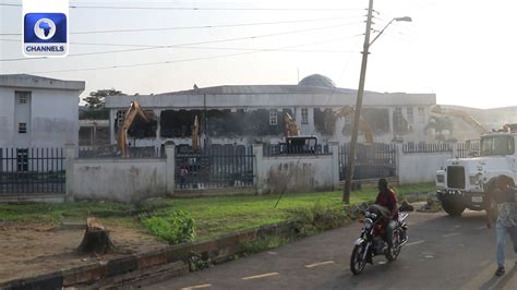 Rivers Government Demolishes Assembly Complex After Explosion