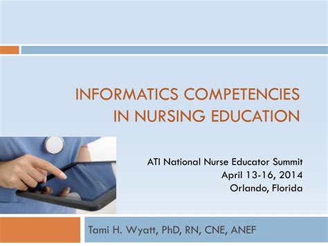 Ppt Informatics Competencies In Nursing Education Powerpoint