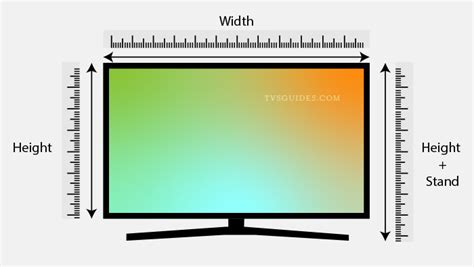 How To Measure A Tv Screen Size And Dimensions Tvsguides