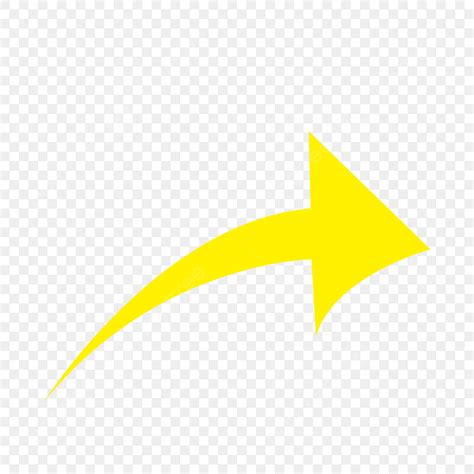 Yellow Arrow Clipart Transparent Background Yellow Arrow Clip Art