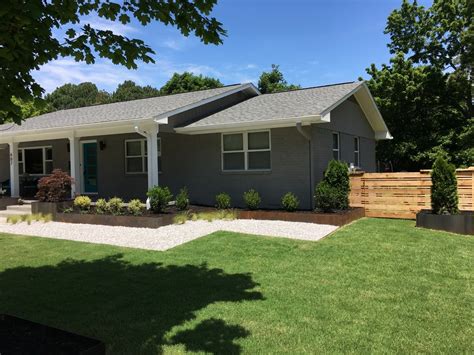 Use low maintenance plants such as ornamental grasses and evergreens to create architectural interest in. Mid Century Modern - Midcentury - Landscape - Other - by ...