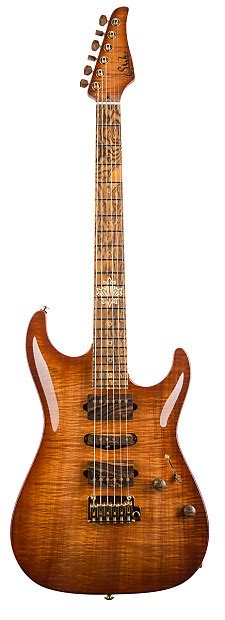 Suhr 2015 Collection Standard Carve Top Curly Koa Natural Reverb