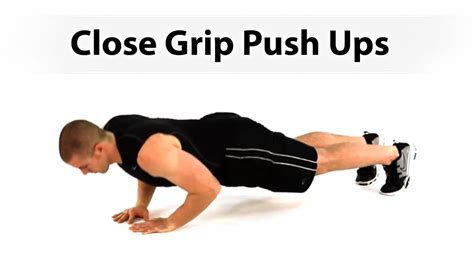 How To Do A Close Grip Push Up Fitvit Youtube