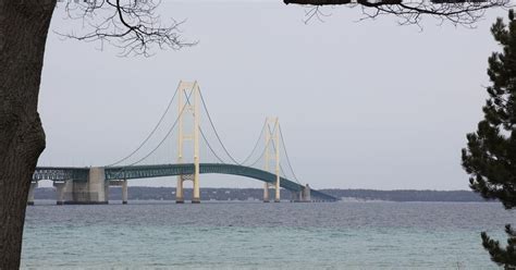 Michigan Exposures The Mackinac Bridge In March