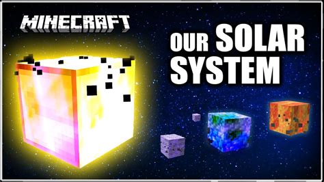 Our Solar System In Minecraft Youtube