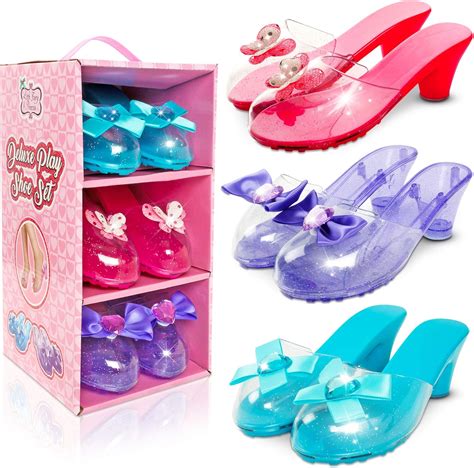 Little Fairy Princess Dress Up Shoes Set For Girls Jelly Shoes For