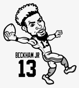 This is the section where i drew and colored a caricature of odell beckham jr. Odell Beckham Jr Coloring Sheets 5 By Michael - Odell ...